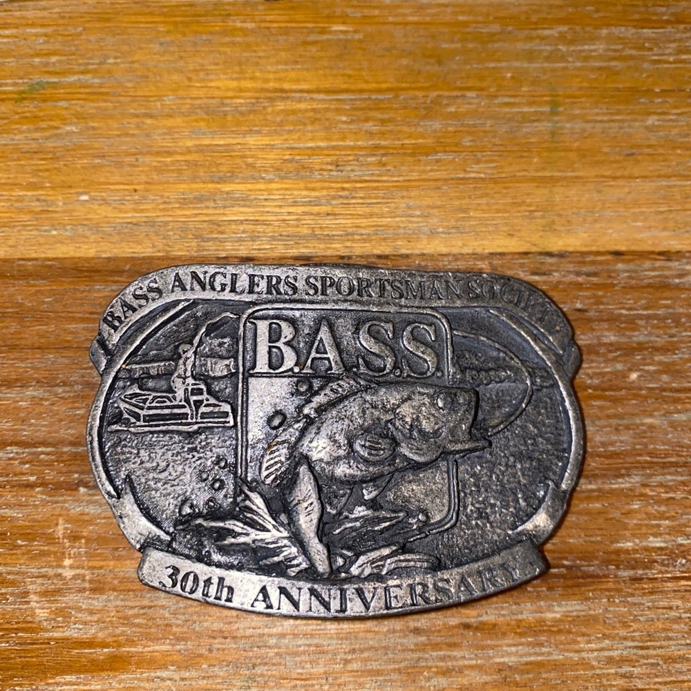 VINTAGE 1988 ZEBCO Brass Belt BUCKLE...33rd Anniversary...Limited Edition!!